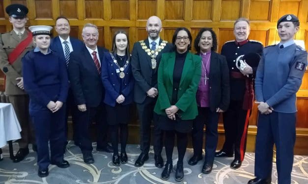 Mayor of Kirklees hosts civic reception to celebrate three top awards for the University of Huddersfield