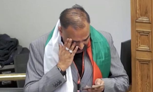 Councillor in tears as he quits Labour Party during emotionally-charged debate over horrors in Gaza