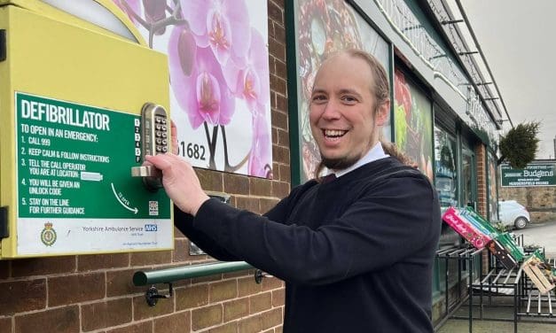 An appeal has been launched to ensure Honley’s defibrillators keep saving lives
