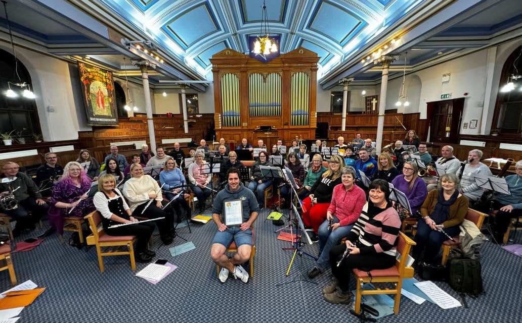 Huddersfield Wind Band praised for ‘virtuosic’ performance as they achieve Platinum award