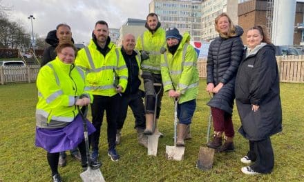New wellbeing garden is being created at Huddersfield Royal Infirmary