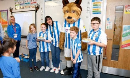 Join Huddersfield Town Foundation’s Wear Blue and White Day to raise money for school breakfast clubs