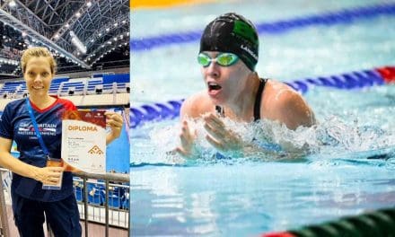 Hospital medic Beatrix Langara hopes to return from swimming world championships with a medal