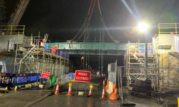 Engineers work around the clock in and around Huddersfield Railway Station as part of the TransPennine Route Upgrade