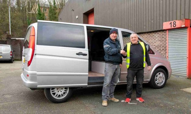 Mac’s Truck Sales launch partnership with The Welcome Centre food bank by fixing up delivery van