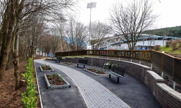 Huddersfield Town’s Memorial Garden at the John Smith’s Stadium shortlisted for top award