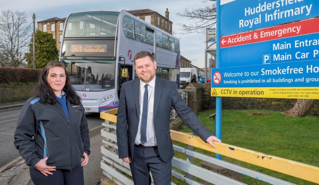 First Bus launches new express service linking Huddersfield to both local hospitals