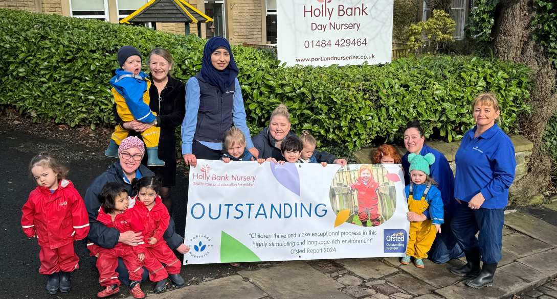 Holly Bank Nursery praised by Ofsted inspectors and judged ‘Outstanding’ in every category