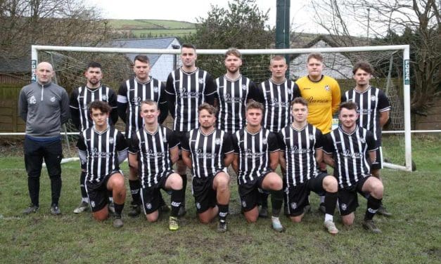 The league and cup double is on for Marsden FC and boss Luke Haigh is ambitious for the future