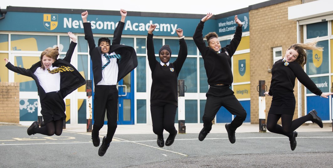Newsome Academy wins praise from Ofsted as a school where students thrive, grow and love learning