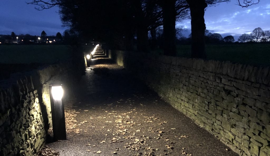 Public safety fears as Kirklees Council plans to rip out lighting and leave rural footpath in the dark