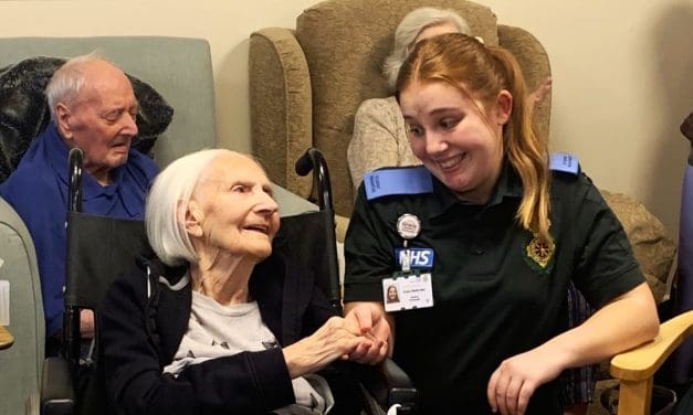 Student paramedics from the University of Huddersfield experience working in care homes