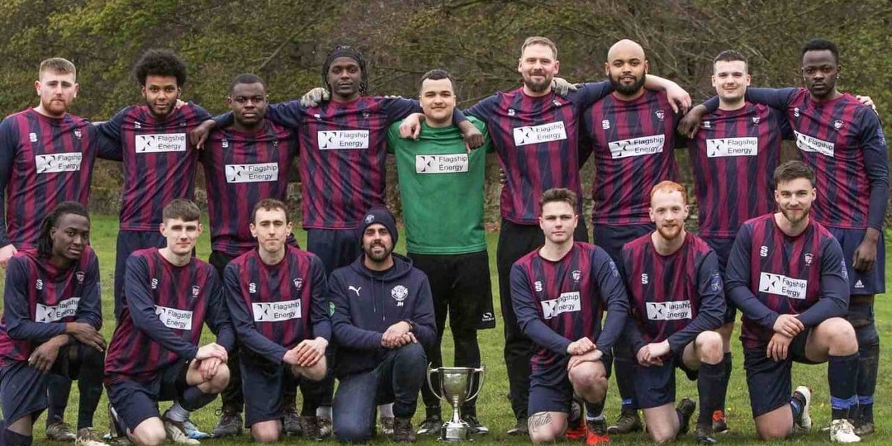Seven up – twice – for Linthwaite Athletic as Berry Brow A seal Division 3 title