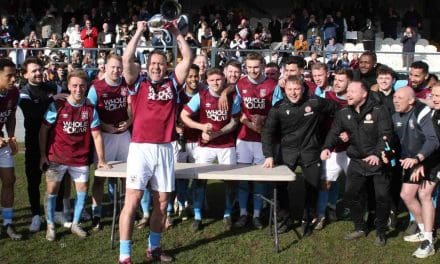 It’s all about the celebrations as champions Emley AFC lift the league title