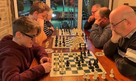 Eyes down for the first anniversary of Meltham Chess Club