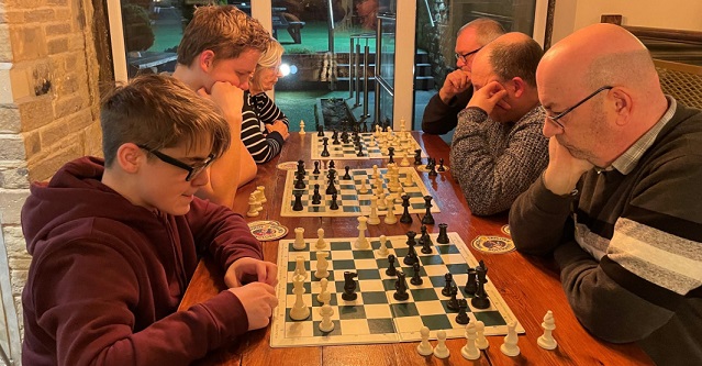 Eyes down for the first anniversary of Meltham Chess Club
