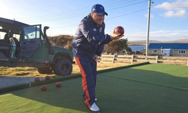 Holmfirth journalist represents the Falkland Islands in World Bowls Indoor Championship