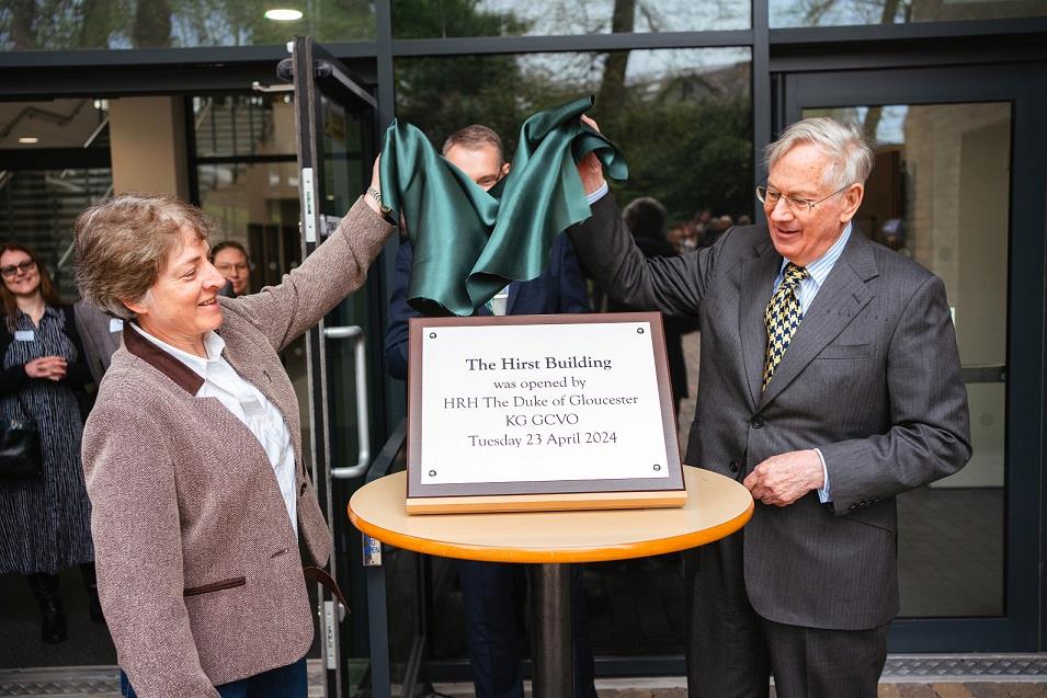 Duke of Gloucester officially opens new Hirst Building at Greenhead College