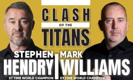 Snooker greats Stephen Hendry and Mark Williams are coming to Huddersfield Town Hall