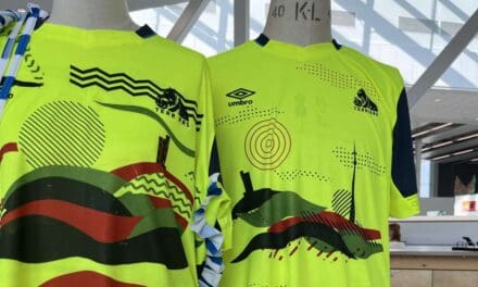 Huddersfield Town shirts re-imagined by fashion students at the University of Huddersfield