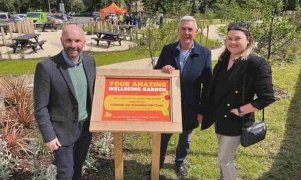 Charity donations fund new Wellbeing Garden at Huddersfield Royal Infirmary