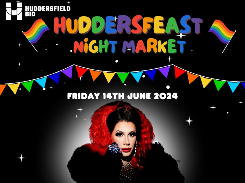 HuddersFeast Night Market kicks off Kirklees Pride weekend in Huddersfield