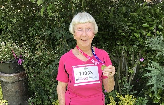Amazing fundraising runner Pat Ainsworth said last year’s Race for Life was probably her last … she was wrong!