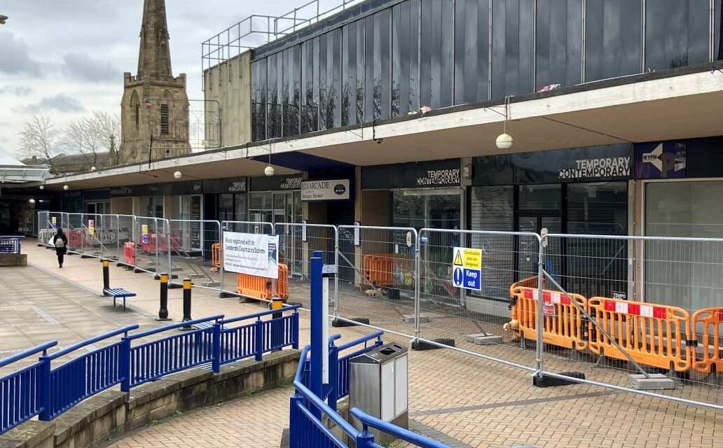 Hoardings to go up around former Queensgate Market with Piazza and pavements to be closed