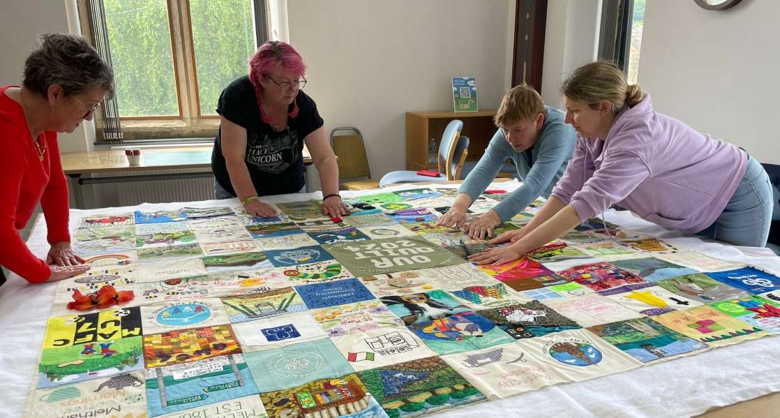 Our Quilt project celebrates life in close-knit village communities