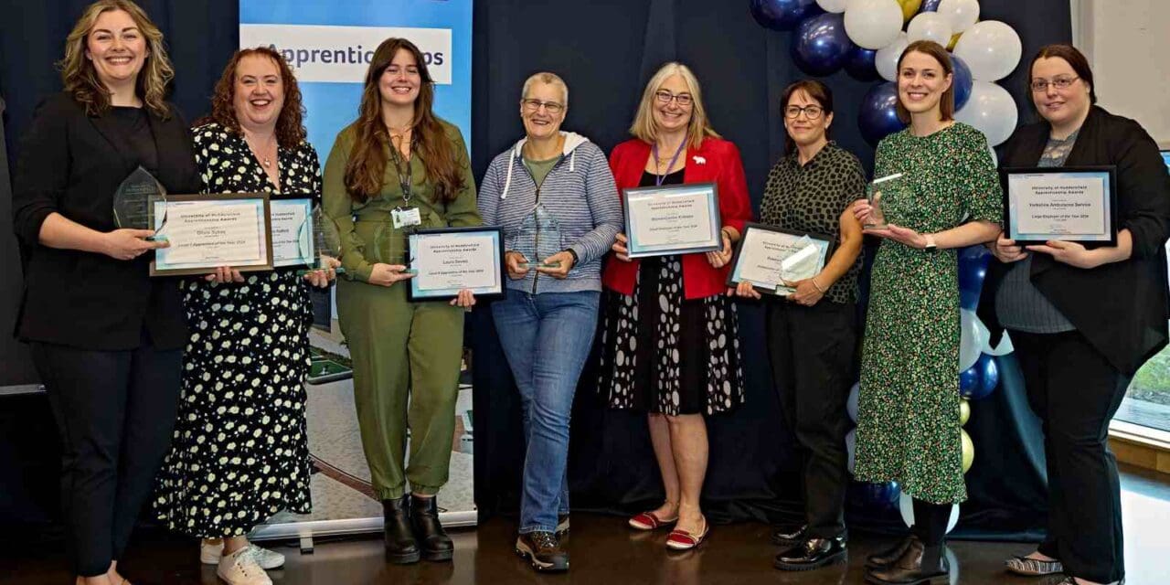 University of Huddersfield celebrates apprentices at its Apprenticeship Awards 2024