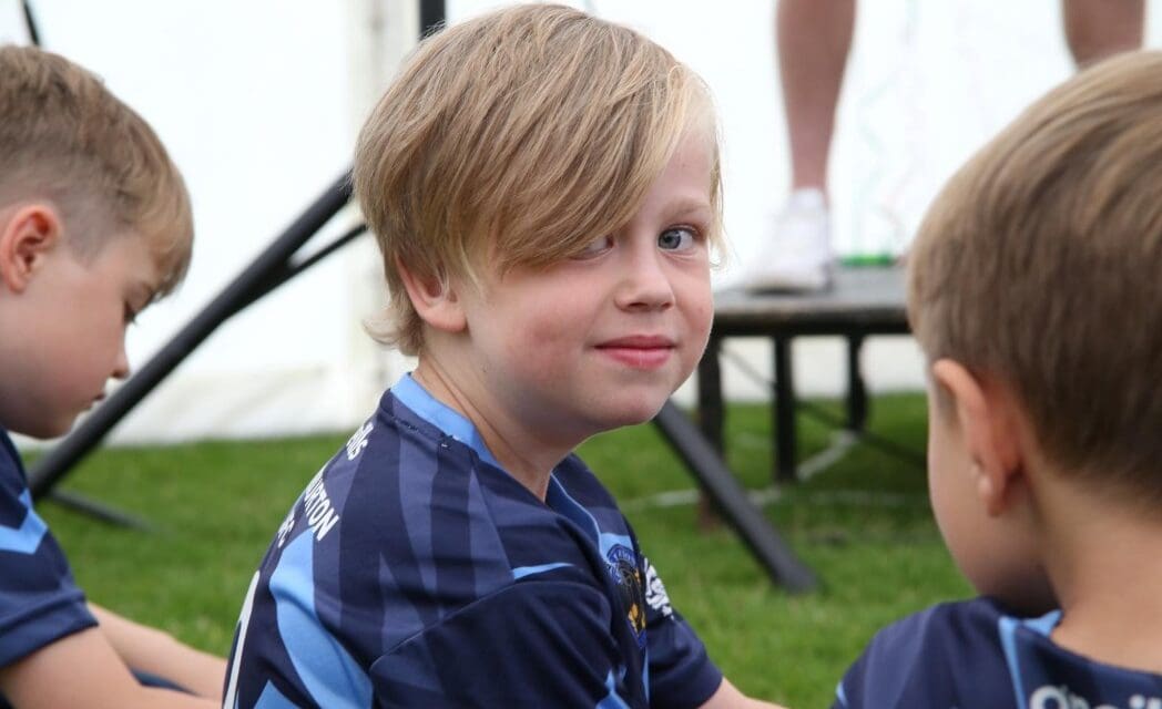 Guard of honour for brave Alfie Fagan, 8, as family and teammates celebrate all-clear from cancer