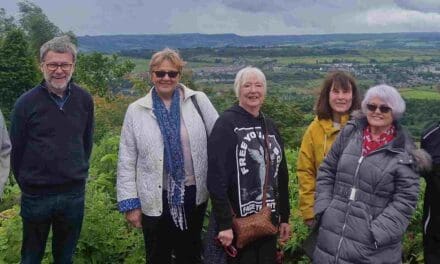 Carers take time out with relaxing visit to stunning hilltop garden with amazing views