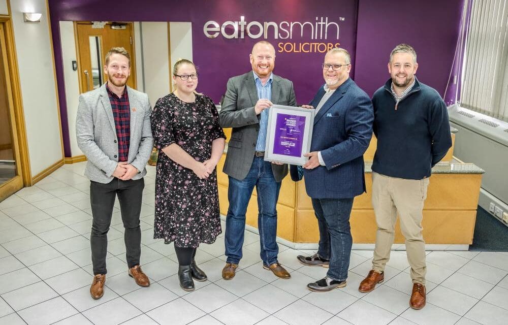 Farrar Bamforth Architecture wins Eaton Smith Solicitors Business of the Month Award