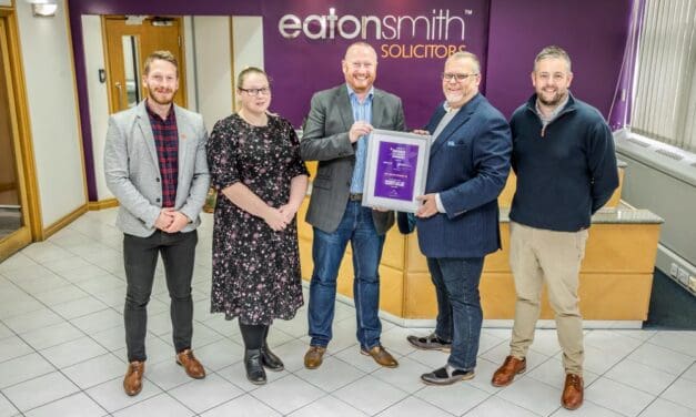 Farrar Bamforth Architecture wins Eaton Smith Solicitors Business of the Month Award