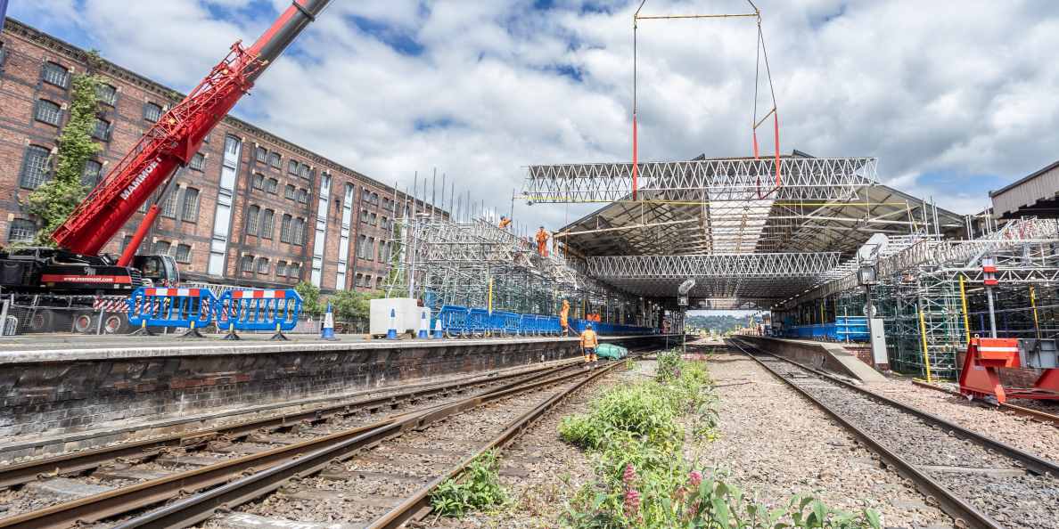 Warning over night-time noise as work starts on historic Euston roof at Huddersfield Railway Station