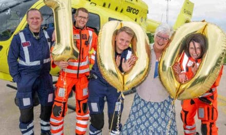 Fundraiser Jan Swallow hits incredible £100k fundraising milestone for Yorkshire Air Ambulance