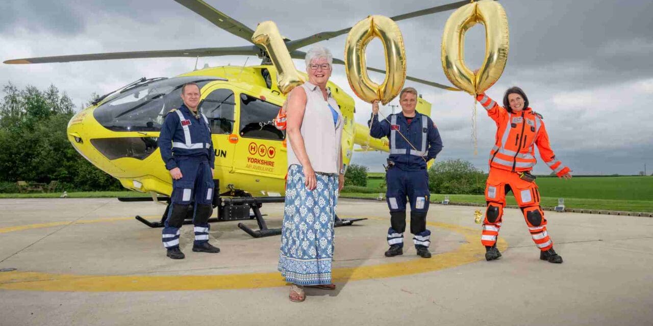 Yorkshire Air Ambulance volunteer nominated for Fundraiser of the Year at Pride of Britain Awards