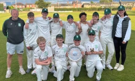 Stanley Hall is Man of the Match as Holmfirth win Huddersfield Junior Cricket League Under 13 Examiner Salver