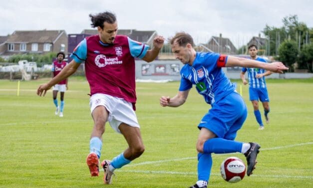 A brace from Amir Berchil puts Emley AFC into the draw for the FA Cup first qualifying round