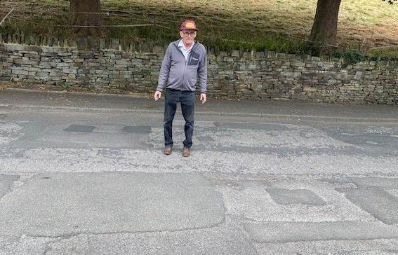 Councillors claim roads in Almondbury are being left in a ‘desperate’ state after funding was pulled