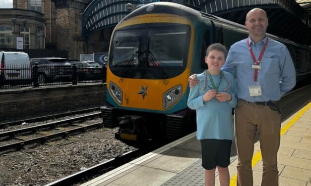 Huddersfield youngster given a day to remember by TransPennine Express