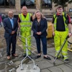 Gumbusters sent in to clean up chewing gum mess on the streets of Huddersfield