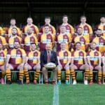 Huddersfield RUFC unveil retro-style kit with sponsors Estate Sawmills and BigBox Leisure Club