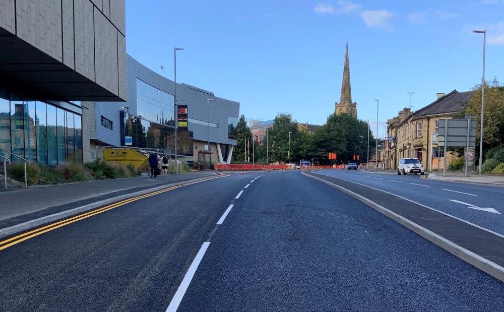 Work on Queensgate and Shorehead roundabout completed ahead of schedule