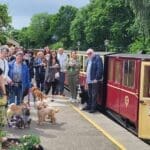 Canine railway special through the countryside to raise money for the RSPCA