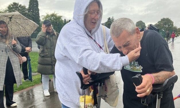 Tears as ‘superhuman’ Stephen Collins triumphs in his 24-hour marathon at Greenhead Park