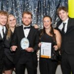 Celebrations for Sam Teale, Adventoris, Camira Fabrics, Aqualand Industries and Wayland Additives at Mid Yorkshire Chamber of Commerce MY Awards 2024