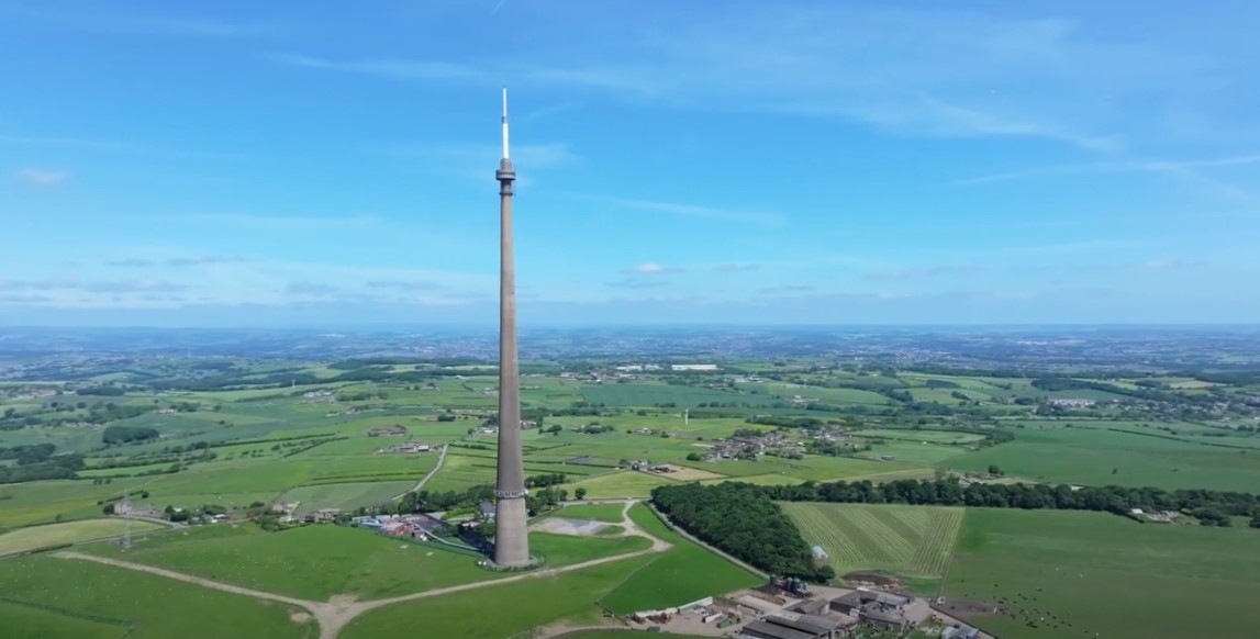 A new film showing Huddersfield landmarks from the air is to be screened at Huddersfield Town Hall