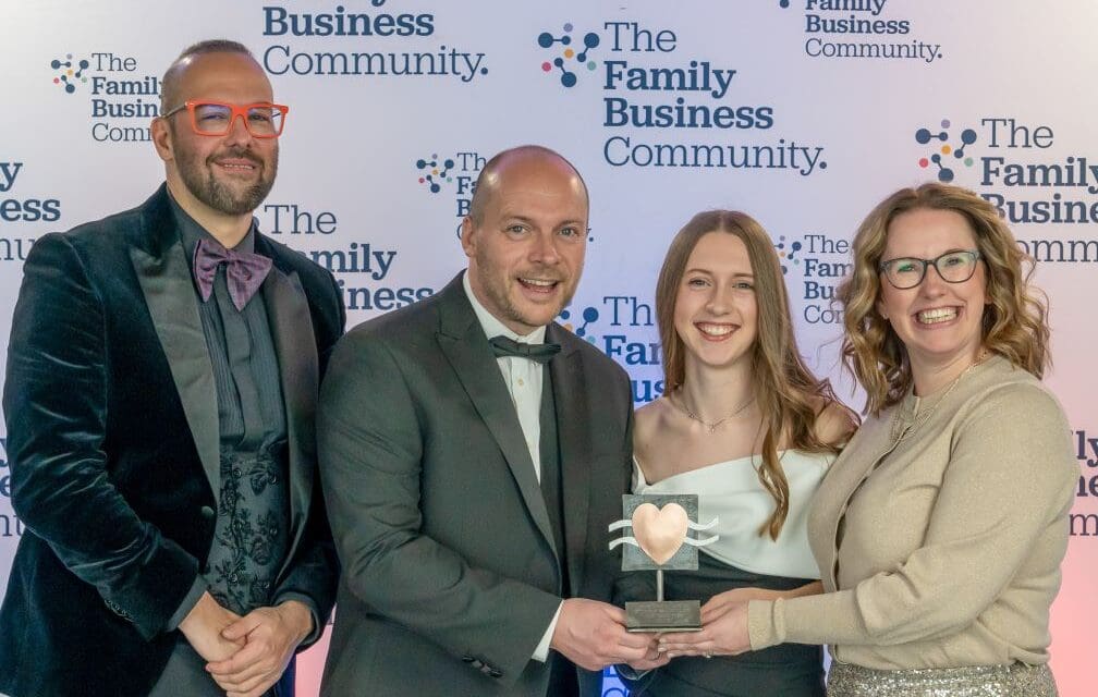 Colourcube Automotive wins Business Service Excellence Award at Yorkshire and Humberside Family Business Awards 2024