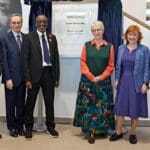 Health minister and TV doctor officially open the University of Huddersfield’s Daphne Steele Building